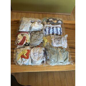 Large Lot Newborn/Infant (0-3 Months) (3-6 Months) Clothes Bibs Sleepers